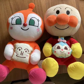 호빵맨 짤랑이 봉제 인형 세트