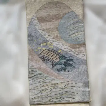 파도 무늬 후쿠로 오비
