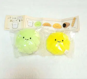 닛코리노 빵 봉제 인형 멜론빵 세트