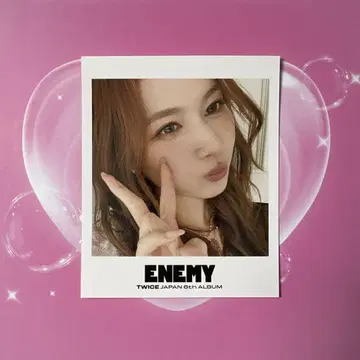 [ 익명 배송 ] TWICE 사나 ENEMY 888개 한정판 스티커