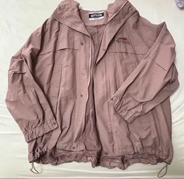 OUTDOORPRODUCTS VIS 콜라보 마운틴 후드티 핑크 발수