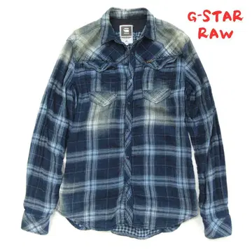 [ G-STAR RAW ] 지스타 빈티지 가공 코튼 셔츠 0221