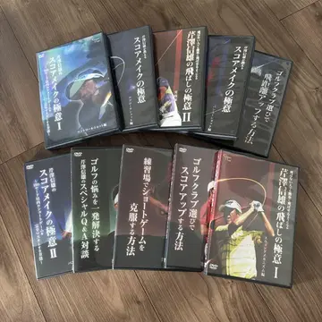 세리자와 노부오 골프 DVD 10권 세트