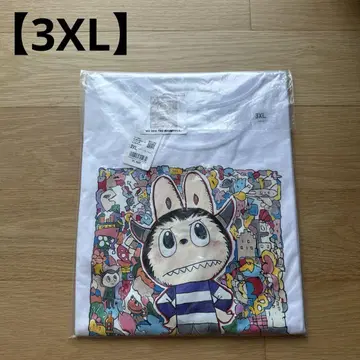 러브브 UNIQLOT 셔츠 팝마트 3XL 화이트T셔츠