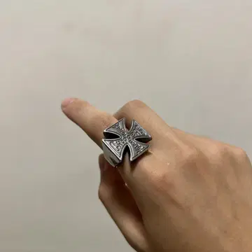 WESTCOAST CHOPPERS 아이언 크로스 실버 반지 남성용
