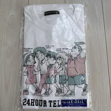 24시간 TV 차리T셔츠 명탐정 코난 LL 화이트