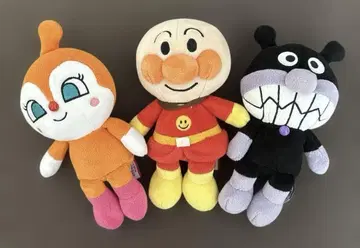 호빵맨 세균맨 짤랑이 봉제 인형