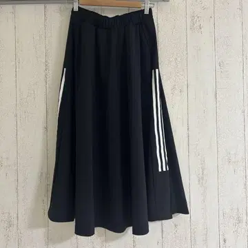 아디다스 롱 스커트 블랙 S