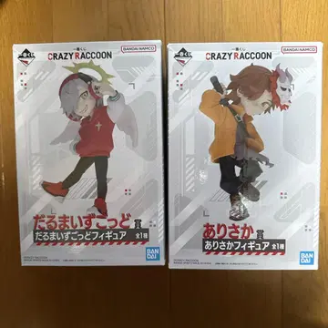 CRAZY RACCOON 피규어 세트 달마 이즈갓 아리사카