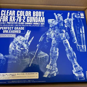 PG UNLEASHED 1/60 RX-78-2 건담 클리어 컬러 바디