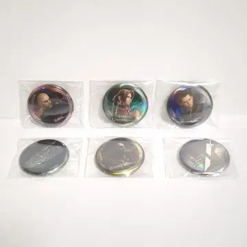 6개 세트 파이널 판타지 VII 리메이크 캔뱃지 스카이 FF7