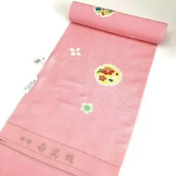 염착척 옷감 순수 실크 100% 시치고산 주산 참배 수광직 핑크
