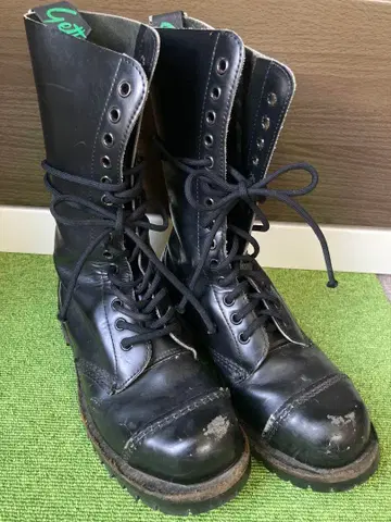 GETTA GRIP 블랙 겟타그립 부츠 14홀 24cm