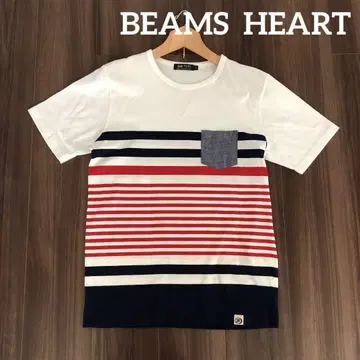 BEAMS HEART 빔즈 보더 티셔츠
