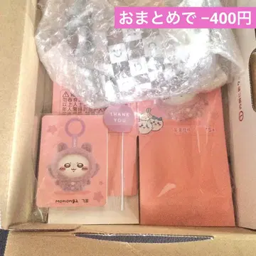 MINISO 치이카와 페이스 체인지 마스코트 키체인 모몽가