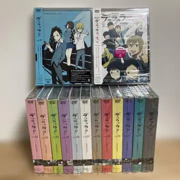 DVD 듀라라라!! 완전 생산 한정판 전 13권 세트 + 듀라라라 버스