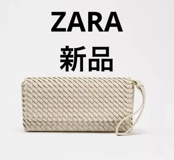 [ 미사용 새상품 ] ZARA 뜨개질 백 에크루