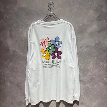 무료배송 미사용 새상품 택 포함 MARKGONZALES 롱T 화이트