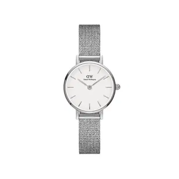 다니엘 웰링턴 페티트 스타린 실버/화이트 24mm
