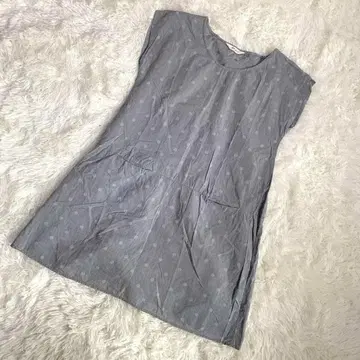 켈샤 슬리브리스 원피스 도트 무늬