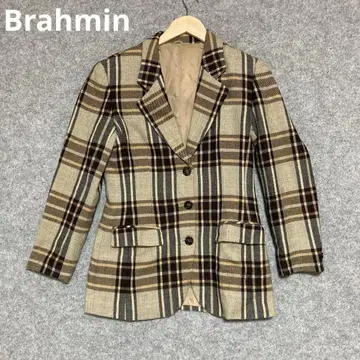 Brahmin 체크 무늬 테일러드 자켓