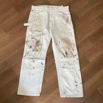 Dickies 페인트 페인터 팬츠 디키즈 화이트 빈티지 W88