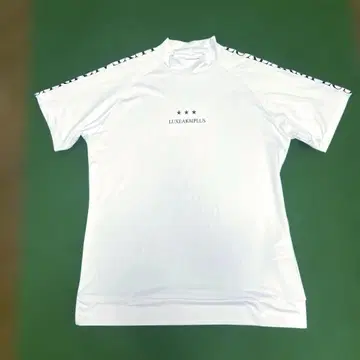 럭스 에이케이엠 플러스 모크넥 셔츠 여름 순백 화이트 XL