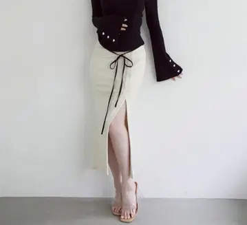 ANDMARY Ribbon mermaid skirt