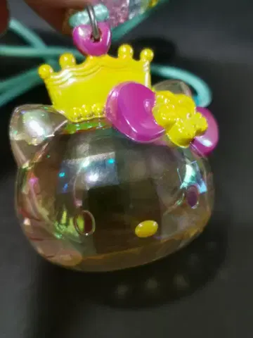 레어 SANRIO 퓨로랜드 키티 반짝반짝 펜던트