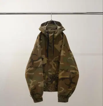 ANCELLM CAMO ZIPUP HOODIE(WOODLAND)