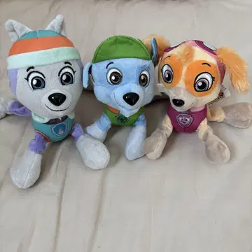 파우 패트롤 봉제 인형 3체 세트