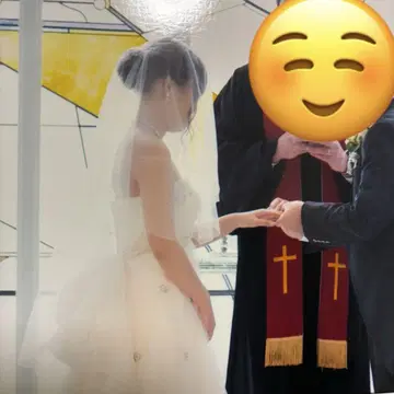 클라우디아 웨딩 베일 미들 기장 비즈 꽃 플라워 결혼식