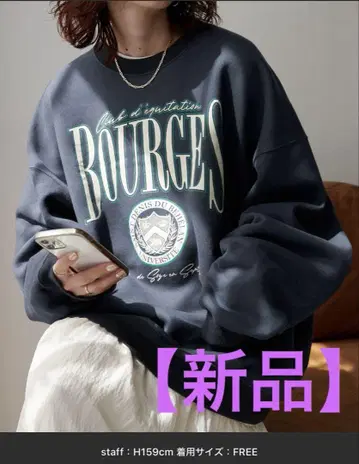 [ WEB 한정판 ] 빅 칼리지 로고 맨투맨
