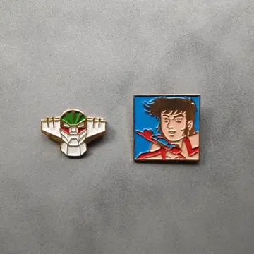 강철 지그 핀 배지 쇼와 레트로
