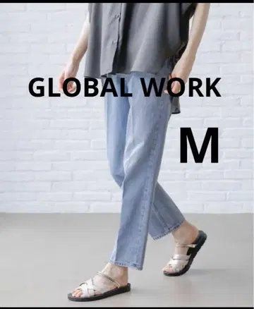 GLOBAL WORK GOOD 데님 테이퍼드 팬츠/166175