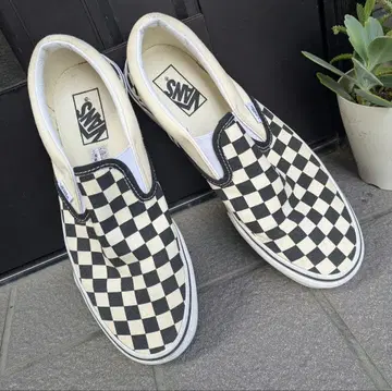 VANS 체커 패턴 슬립온