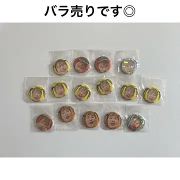 헤이세이 플라밍고 캔뱃지 (장미)