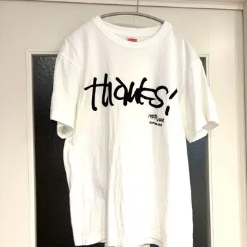 치바 유스케 추모 thanks! T 셔츠 화이트 M