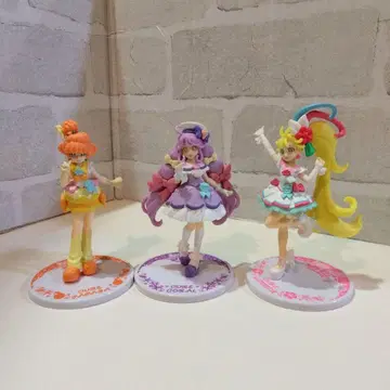 트로피컬~주! 프리큐어 큐티 피규어 3체