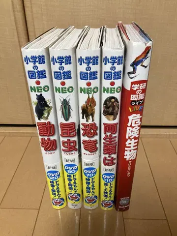 도감 5권 세트 DVD 포함