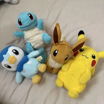 포켓몬 봉제 인형 4개 세트