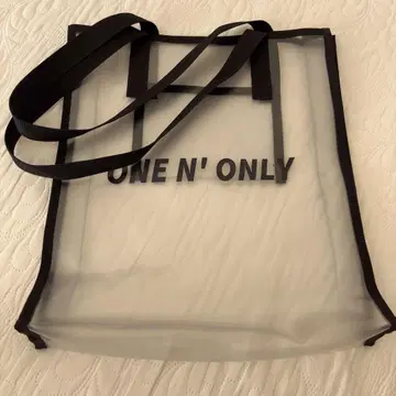 ONE N' ONLY 클리어 토트백