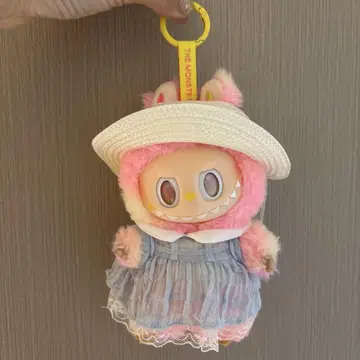 토끼 봉제 인형 드레스 옷 갈아입기 의류 스카이블루
