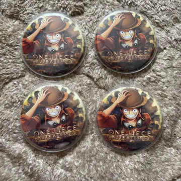 ONE PIECE 할로윈 캔뱃지 4개 세트