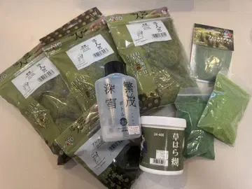 디오라마 재료 세트 KATO 풀숲 선반 등