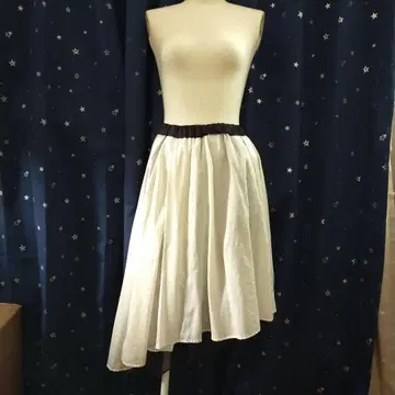 턱 플레어 스커트