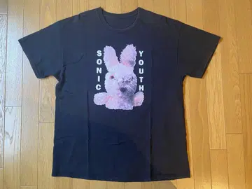 SONIC YOUTH 토끼 디자인 T셔츠