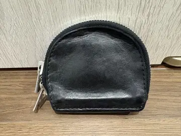 구이디 GUIDI 지퍼 코인 케이스 블랙