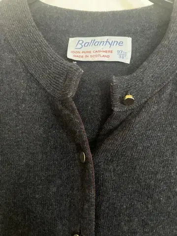 새상품급 발렌타인 ballantyne 캐시미어 가디건