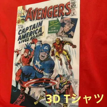 MARVEL 3D 셔츠 미사용품 AVENGERS L 사이즈